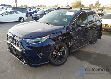 2019 Toyota Rav4 Hybrid Xse from USA, damaged, VIN JTMEWRFV7KD521627